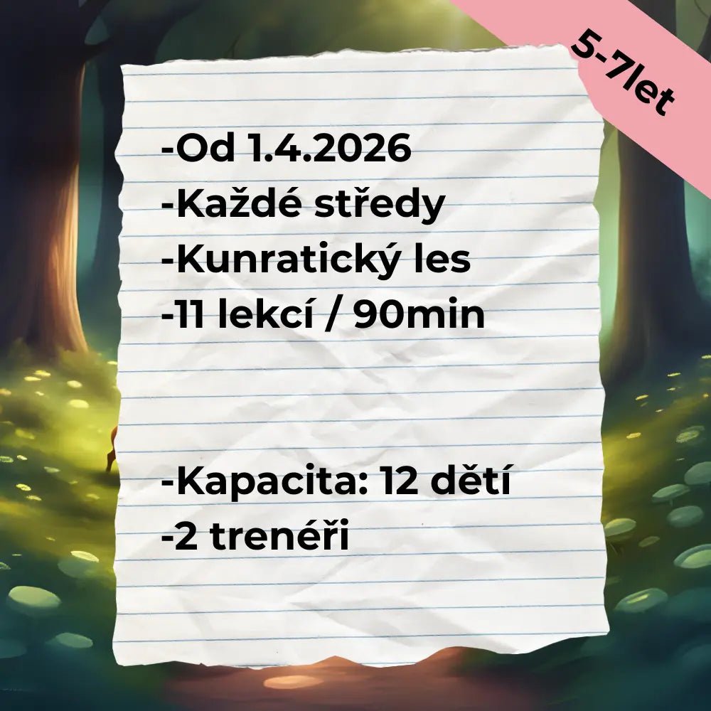 Cyklokroužek 5 - 7 let Kunratice - Cyklistix