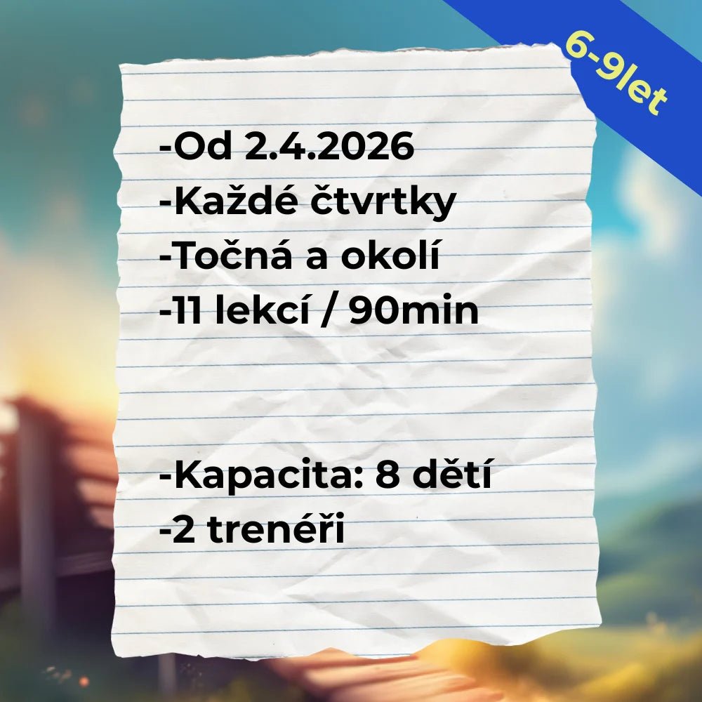 Cyklokroužek 6 - 9 let Točná - Cyklistix