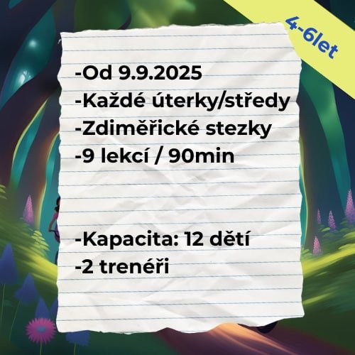 Cyklokroužek 4 - 6let Zdiměřice - Cyklistix